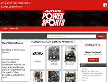 Tablet Screenshot of polaris.amespowersports.com